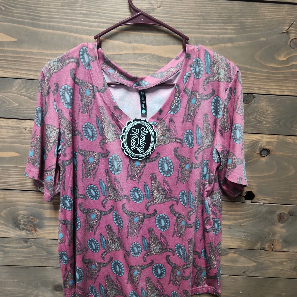 STERLING KREEK WESTERN V NECK Size XL